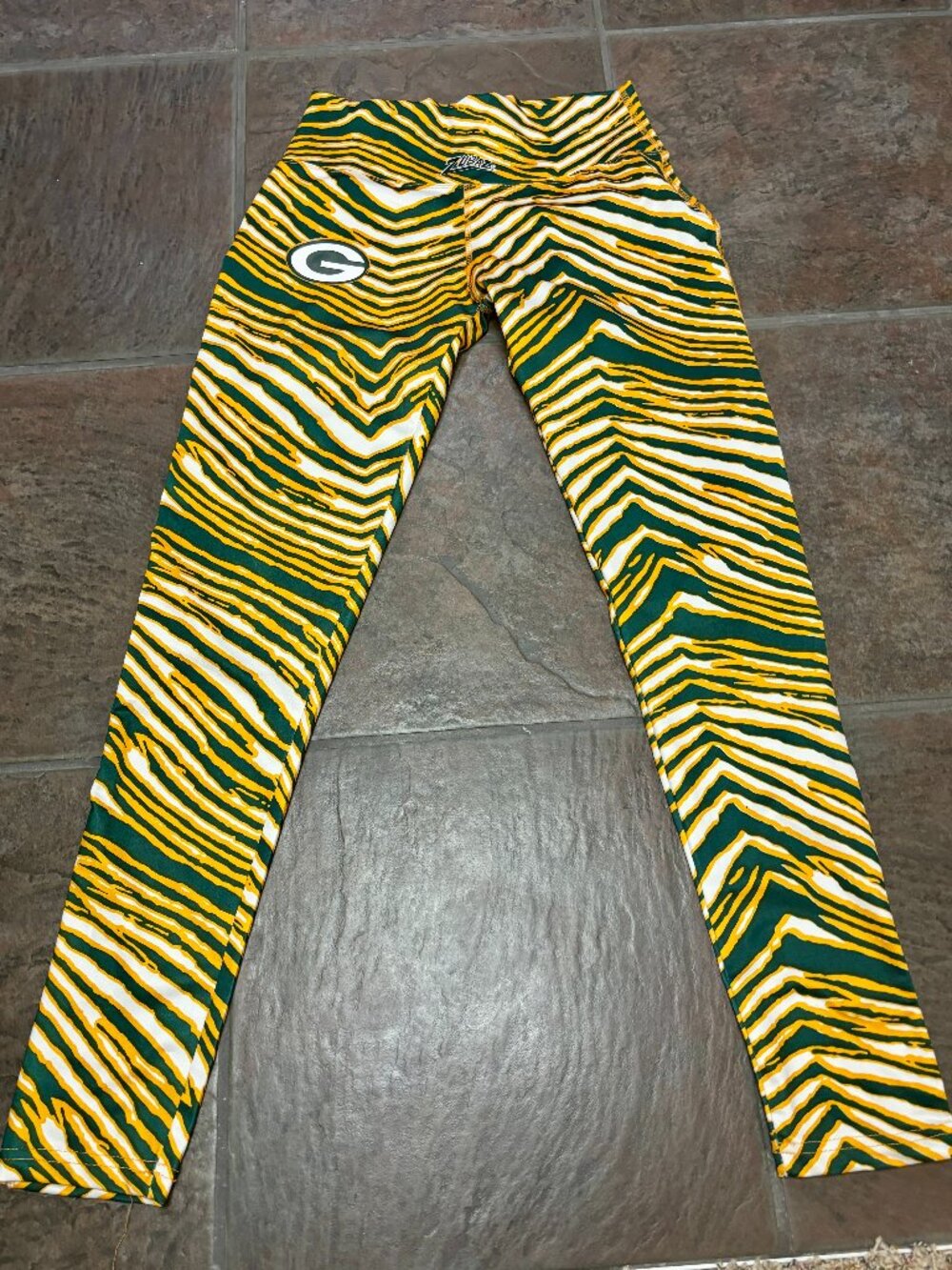 ~~Green Bay Packers Zubaz Pants Women's Size S Football Green White..EUC!!!!  **